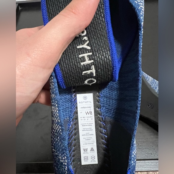 Rothy’s Shoes, The Point, Indigo Heather (Retired) Size 8, Rare Color - Picture 2 of 3